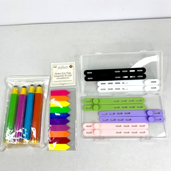 School Office College Crafting Hobby Supplies Bundle Sharpie charger ties - Picture 13 of 13